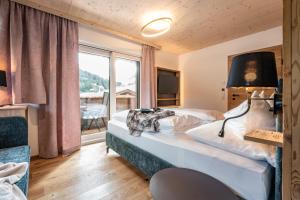Posteľ alebo postele v izbe v ubytovaní Schönblick Appartements