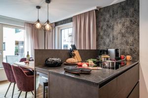 Kuchyňa alebo kuchynka v ubytovaní Schönblick Appartements
