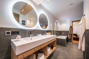 Kúpeľňa v ubytovaní Schönblick Appartements