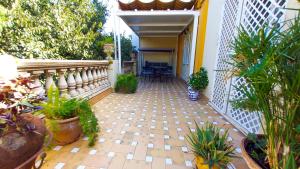Vonkajšia záhrada v ubytovaní ATICO DUPLEX ALAMEDA de HERCULES GRAN TERRAZA
