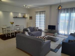Televízia a/alebo spoločenská miestnosť v ubytovaní chloi house