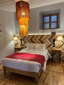 Ein Bett oder Betten in einem Zimmer der Unterkunft Casa Tunki