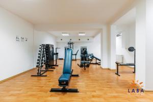 Fitness centrum a/nebo fitness zařízení v ubytování LABA Kołobrzeg Apartamenty Zielone Tarasy + 92 fotografií