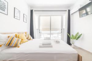 Posteľ alebo postele v izbe v ubytovaní New Studio in the Heart of City Center