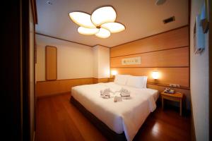 Letto o letti in una camera di Radium Kagaya Taipei