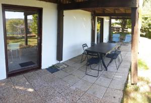 Balkón nebo terasa v ubytování Chez Djywaii