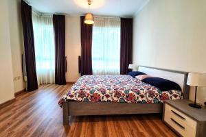 Postel nebo postele na pokoji v ubytování Lovely and specious 1 bedroom in Downtown Dubai