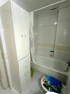 Kúpeľňa v ubytovaní Estudio Gato del mar