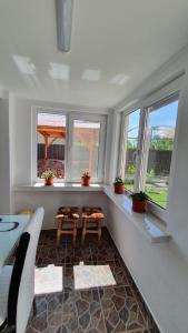 Posezení v ubytování Casa Caraua