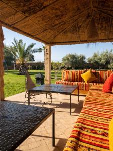 Posezení v ubytování LE JASMIN DE MARRAKECH