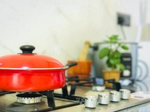Köök või kööginurk majutusasutuses Tranquil Quarter
