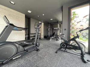 Fitness centrum a/nebo fitness zařízení v ubytování Hotel Boutique Las Indianas