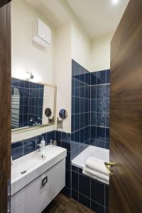 Koupelna v ubytování Hotel Ankavi