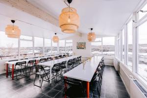 Un restaurant sau alt loc unde se poate mânca la Hlid Hostel