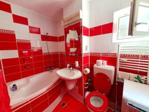 Koupelna v ubytování Crema Apartaments