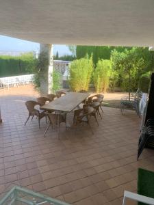 A balcony or terrace at Villa Mare a los pies de Sierra Nevada