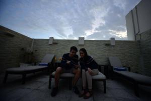 Clientes alojados en Premium Strato Hotel