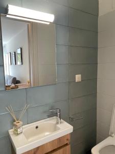 Kúpeľňa v ubytovaní SeaSide Loft Kavala