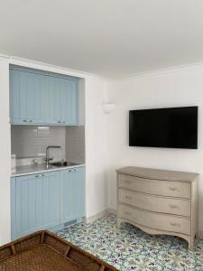 Kuchyň nebo kuchyňský kout v ubytování Villa Sain Charming Suite