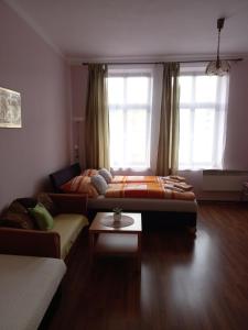Posteľ alebo postele v izbe v ubytovaní Apartmán Maršík