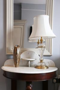 A seating area at The Crown and Sceptre 