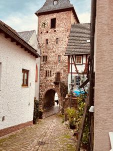 Das Gebäude in dem sich die Ferienwohnung befindet