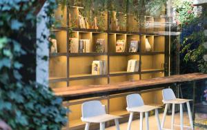 Kaffi- og teaðstaða á Jingli Yishu Boutique Inn