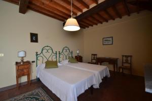 Posteľ alebo postele v izbe v ubytovaní Wonderful villa in Montepulciano