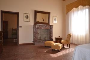 Posteľ alebo postele v izbe v ubytovaní Wonderful villa in Montepulciano