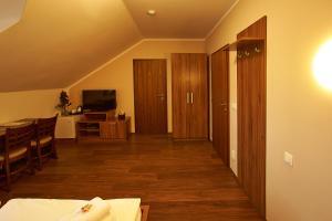 TV a/nebo společenská místnost v ubytování Hotel Horse Riding - Jezdecký Areál Tršice