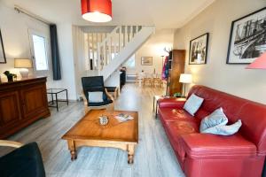 Posedenie v ubytovaní Le duplex du quai mer