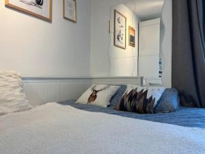 Postel nebo postele na pokoji v ubytování Studio cosy avec vue panoramique !