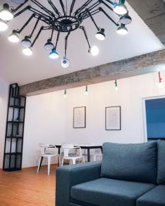 Posezení v ubytování Kazbegi Apartments