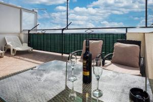 Balkón alebo terasa v ubytovaní Apartment La Le with big terrace