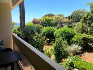 Ogród w obiekcie Bandol AZUR - 2 chambres, balcon, bord de mer, wifi, climatisé et parking privé