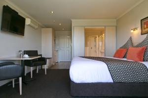 Μια τηλεόραση ή/και κέντρο ψυχαγωγίας στο Beechtree Motel