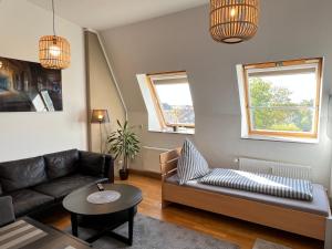 Posezení v ubytování Pension-Leipzig-Süd