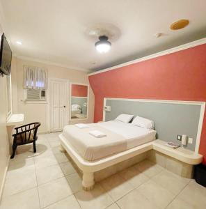 Llit o llits en una habitació de Hotel Pensión Anduriña