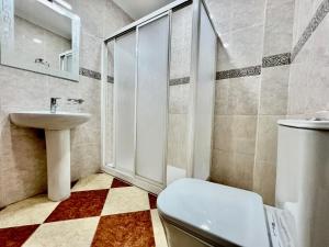 Koupelna v ubytování La Casa de Baeza