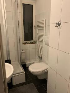 Koupelna v ubytování Ferienwohnung Engelke