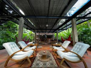 Atpūtas zona naktsmītnē Origen Hostel