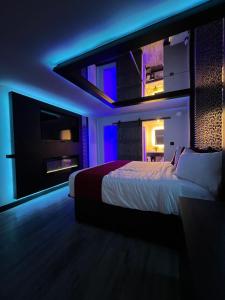 Imperial Suites, Adults Only客房内的一张或多张床位