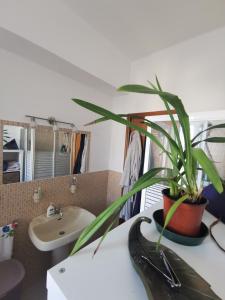 Kúpeľňa v ubytovaní Löda o mâ - private room in shared apartment