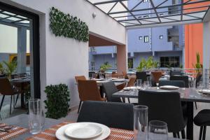 Restaurace v ubytování Dialali Hôtel Nouakchott
