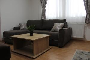 A seating area at Apartman Luka