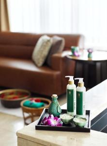 Posezení v ubytování Banyan Tree Club & Spa Seoul