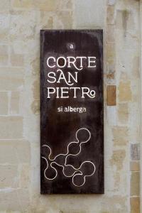 Certifikát, hodnocení, plakát nebo jiný dokument vystavený v ubytování Corte San Pietro