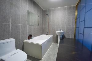 Koupelna v ubytování Hotel Danube Seomyeon