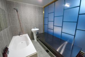 Koupelna v ubytování Hotel Danube Seomyeon