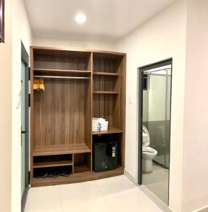 Koupelna v ubytování DALAT STREAM HOTEL-Khách sạn đẹp Đà Lạt